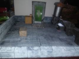 Rooftop AC Unit ("V") Custom Diorama / Playset