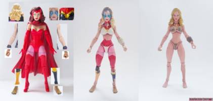 Shanna the She-Devil (Marvel Legends) Custom Action Figure [Shanna custom action figure before and after]