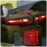 3.75" Tie Silencer EASY LED LIGHT INSTALLATION! (Star Wars) Custom Vehicle
