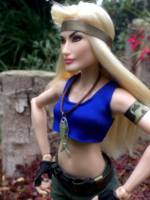 Natalie Poole (90's cartoon style) (Action Man) Custom Action Figure