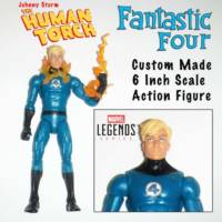 Human Torch - Johnny Storm (Fantastic Four) (Marvel Legends) Custom Action Figure