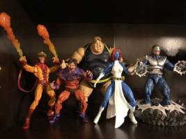 Toad (Marvel Legends) Custom Action Figure [The buyer's display with my 3 customs]