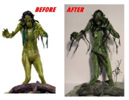 Meg Mucklebones (Legend) Custom Diorama / Playset