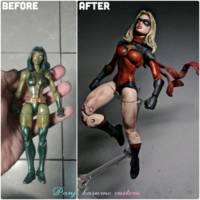 Captain marvel dark avengers (Marvel Legends) Custom Action Figure