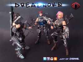 THE DREADNOKS (G.I. Joe) Custom Action Figure