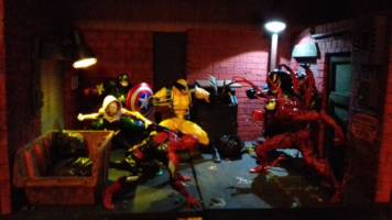 Back Alley Diorama - 1/12 scale [Marvel Legends/AY] (Marvel Legends) Custom Diorama / Playset