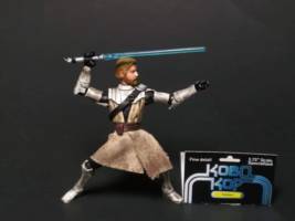 Super Articulated realistic General Kenobi In Clone Armor (Star Wars) Custom Action Figure