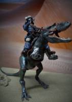 Wasteland Samurai and Pet Dino (G.I. Joe) Custom Action Figure