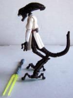Ekkit - Xenomorph Jedi (Star Wars) Custom Action Figure [Left View]