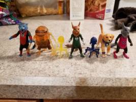 Indigo Tribe Mar-T (DC Universe) Custom Action Figure [Mar-T and the rest of the little Lanterns]