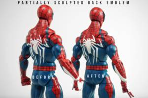 SPIDER-MAN PS4 (sculpted) (Marvel Legends) Custom Action Figure