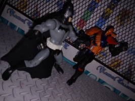 Deathstroke (DC Infinite Heroes) Custom Action Figure [The fight]