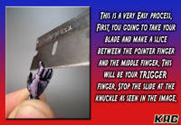 Gun Hands For Girls Custom Tutorial Picture #3
