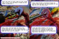 Repairing Broken Pegs with Screws Custom Tutorial Picture #4