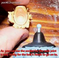 Attaching Heads With Hot Glue Custom Tutorial Picture #2