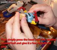 Attaching Heads With Hot Glue Custom Tutorial Picture #5