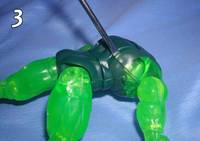 Cracking Figures Apart With Minimal Damage Custom Tutorial Picture #3 [Jam in the screwdriver]