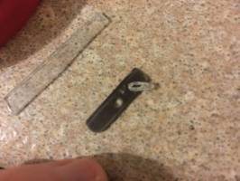 Creating a Knife for Figures with Closed Fists Custom Tutorial Picture #5 [The guard]