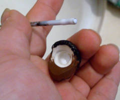 Attaching Cast Heads to Neck Balls with Tissue and Glue Custom Tutorial Picture #3
