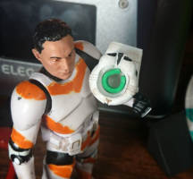Attaching Cast and 3D Printed Heads to Neck Balls with Foam Strips Custom Tutorial Picture #3 [Place the strip in there]