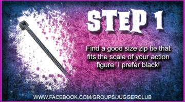 FB JuggerClub - Convert a Zip Tie into a Ninja Sword - EASY! Custom Tutorial Picture #2