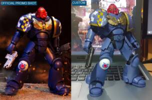 Better Ankle Articulation for the McFarlane Space Marine Custom Tutorial Picture #13 [Range comparison 02]