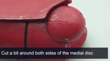 Better Ankle Articulation for the McFarlane Space Marine Custom Tutorial Picture #4 [Step 03a]