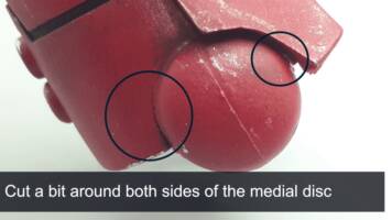 Better Ankle Articulation for the McFarlane Space Marine Custom Tutorial Picture #5 [Step 03b]